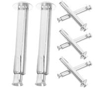 BEBEMOKO Bulloni di Espansione in Acciaio Argento 8 Pezzi per Riduzione Rumore e Facile Installazione, per Vialetti in Zone Commerciali e Strade