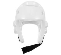 BEBEMOKO Casco da Boxe in Pu Traspirante, Casco da Combattimento Leggero Imbottitura Ergonomica, Protezione per Sparring Taekwondo e Wrestling, Copricapo Sicurezza Sport Arti Marziali M