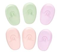 BEBEMOKO Copriorecchie in Silicone Per Tintura Chioma 3 Paia Protezioni Per Orecchie Dal Calore e Dalla Tintura Leggere Riutilizzabili Per Uso Domestico e Salone