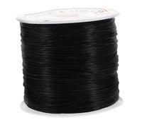 BEBEMOKO Filo Di Estensione Per Chioma 0,6mm Piatto Elastico Trasparente Resistente Per Extension Chioma, Accessori Per Acconciature Lenza Da Pesce, Per Autocostruzione e Creazione Gioielli