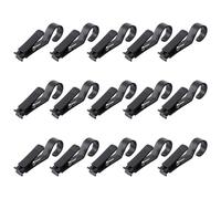 BEBEMOKO Ganci in ABS 15 Pezzi per Clip Campione Pelle, Stivali e Vestiti Trapuntati, Clip Multiuso per Asciugamani e Tessuti, Adatti per Sartoria e Uso Casalingo