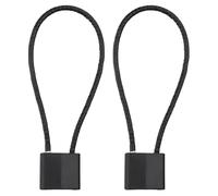 BEBEMOKO Lucchetto Cavo in Acciaio Nero 2 Pezzi, Resistente All'usura, Sicurezza per Bici e Manubrio, per Uso All'aperto e Accessori Ciclismo