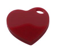 BEBEMOKO Massaggiatore Per Capelluto Forma Di Cuore Silicone Esfoliante Doppio Lato Per Lavaggio e Rimozione Forfora Stimola La Circolazione e Migliora La Salute Del Capelluto