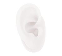 BEBEMOKO Modello Orecchio Silicone per Pratica Piercing Espositore Flessibile per Gioielli Strumento per Insegnamento e Acupuncture Design Realistico per e Negozi