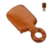 BEBEMOKO Pettine Legno Antistatico Per Mossi e Ricci Massaggiatore Scalp Care Comodo e Resistente Per Occasioni Speciali