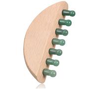 BEBEMOKO Pettine Massaggiatore Per Capelluto Strumento Rilassante Per Massaggio Viso Collo e Corpo Design Ergonomico Portatile e Leggero Per Uso Quotidiano