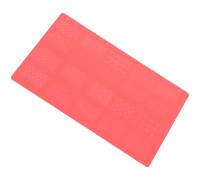 BEBEMOKO Piastra per Stampaggio Nail Art 3d in Silicone Riutilizzabile Rosso Motivi in Rilievo, Accessorio per Manicure Fai da Te, Strumento per Decorazione Unghie Adatto a Nail Stamping