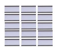 BEBEMOKO Porta Etichette Magnetico a Clip per Magazzino, Supporto per Etichette Magnetiche 50 Pezzi 50x25mm, Morsetto per Esposizione Prezzi Leggero e Portatile, per Scaffali e Negozi