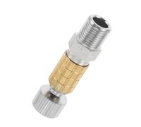 BEBEMOKO Raccordi per Aerografo con Kit Adattatore Sgancio e Regolazione della Pressione Compatibile con Compressori Aria Accessori Durevoli per Progetti Aerografia