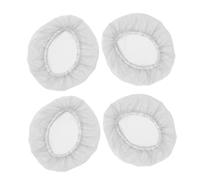 BEBEMOKO Retine Per Chioma Riutilizzabili Per Cuffia Cotonata Regolabile Cappello Cuoco in Rete Set 4 Pezzi Copricapi Protettivi Per Cucinare e Servizi