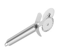 BEBEMOKO Rotella Tagliapizza Doppia in Acciaio Professionale Rotante per Pizza e Pasta Taglierina Slicer per Dolci e Impasti Strumento da Cucina Resistente e Facile da per Pizzerie e Uso