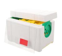 BEBEMOKO Scatola per L'allevamento delle Api Mellifere in Plastica Espansa, Kit Completo per Impollinazione e Alimentazione Api, Accessorio Professionale Leggero e Portatile per Apicoltura