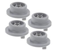 BEBEMOKO Set 4 Ruote Per Lavastoviglie Cestello Inferiore, Accessori Di Ricambio Resistenti Per Marche Affidabili, Kit Ruote Per Elettrodomestici Installazione Semplice e Funzionamento Stabile