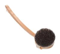 BEBEMOKO Spazzola Da Doccia Per Schiena Con Manico Lungo Scrubber Esfoliante Per Corpo Realizzato e Setole Naturali Facile Da Riporre Per Bagno e Della