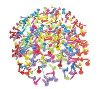 BEBEMOKO Spilli Per Lavori Manuali Per Ragazzi e Ragazze 2 Set Da 200 Pezzi Fermagli Rotondi Fatti a Mano in Metallo Per Scrapbooking
