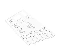 BEBEMOKO Titolo Braille Per Attenzione Segnale Acrilico Per Esterni Progettata Per Utenti Non Vedenti e Servizi Bancari