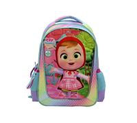 BEBÉS LLORONES - Zaino per Bambini Adattabile a Trolley, con Cerniera, Tasche Laterali, Multicolore (CyP Brands)