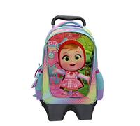 BEBÉS LLORONES - Zaino per Bambini Adattabile a Trolley, con Cerniera, Tasche Laterali, Multicolore (CyP Brands)