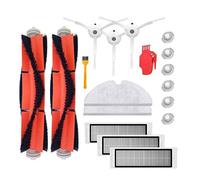 BEBIKR 18 Pz Sweeper Filtro Vacuum Roller Brush Spazzola Laterale Mopping Pads Spazzare Robot Kit di Ricambio Per S50 S51 Vacuum Sostituzione Plug