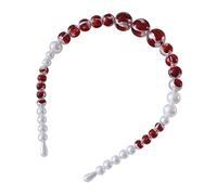BEBIKR Cerchietto per capelli, fascia per capelli, con perle di sangue, per Halloween, horror, cosplay, feste in maschera, decorazione per feste in maschera