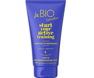 BeBio Active Cosmetiqs Start Your Active Training Siero Esfoliante Naturale Notte per il Corpo