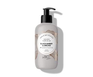 BeBio Home&Spa Collection Sapone Liquido Naturale per le Mani Ambra Nera & Orchidea