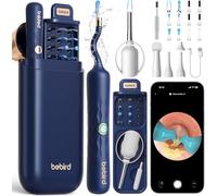 Bebird Earsight Plus D39R - Strumento per la rimozione del cerume per orecchie, compatibile con FSA HSA, con otoscopio flessibile per la fotocamera, pinzette per rimuovere la cera, kit per la pulizia