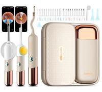 BEBIRD EarSight Ultra 5G WiFi pulisciorecchie e dispositivo di cura con videootoscopio flessibile, set rimuovi cerume con 30+ accessori, sicuro per uso domestico