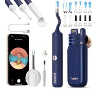Bebird - Estrattore per cerume, Otoscopio Earsight, 1920P, HD, regolabile, con fotocamera, otoscopio con luce, pulitore per le orecchie con scatola portatile per adulti, bambini, iOS, Android