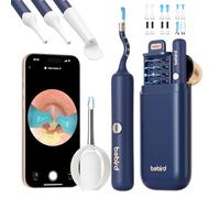 Bebird Otoscopio Digitale, 1920P HD Flessibile Pulisci Orecchie con Telecamera, Kit Rimozione Cerumeper Orecchie/Naso/Gola, Pulizia Orecchie con Pinzette, Punte Sostituibili per Adulti e Bambini