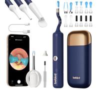 BebirdPro - Estrattore di cerume Earsight Plus, 1920P, HD regolabile, con fotocamera, otoscopio con luce, pulitore per le orecchie con scatola portatile per adulti, bambini, iOS, Android