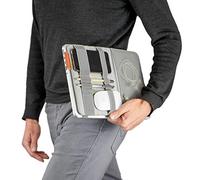 Beblau, Fold, Organizer portatile 3 in 1 per accessori elettronici, collegabile a laptop e tablet, organizer da scrivania, e organizer personale GRIGIO