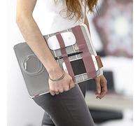 Beblau Organizer elettronico portatile pieghevole attaccabile ai tuoi dispositivi, organizer da scrivania per ufficio, casa e scuola, soluzione per lavorare da casa, accessori per laptop, inserto per