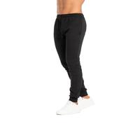 BeBoard Pantalone Lungo Uomo Invernale 9117 basic cotone interlock con polsini