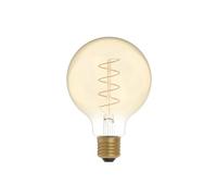 BeBulbs Lampadina LED Dorata Carbon Line filamento a spirale Globo G95 4W 250Lm E27 1800K Dimmerabile