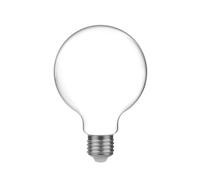 BeBulbs Lampadina LED globo G95 M04 (E27, 4W, 470 lm, 2700K, vetro bianco opalino) - Diffusione uniforme della luce - Efficienza LED e lunga durata
