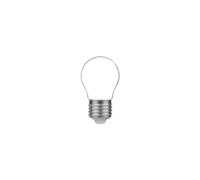 BeBulbs Lampadina LED milky globetta (2W, E27, 2700K, vetro opalino, 136 lumen) - Luce calda per interni ed esterni - Perfetta per catenarie e illuminazione decorativa con una lunga durata