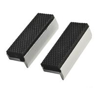 Bebykilemi 2 pac - Ganasce magnetiche con gomma morbida per legno, metallo, plastica, coperture protettive per tubi, morse da banco, morsetti e cuscinetti per trapano, in alluminio (7,6 cm)