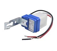 Bebykilemi AC/DC 12V 24V 220V 10A Fotocellula Interruttore Sensore di Luce Stradale per Controllo Automatico On/Off in Esterno, Compatibile con Lampade Solari e Industriali (220V)