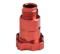 Bebykilemi Adattatore per tazza spray ad accoppiamento rapido con connettore M14 per misurino e preparazione, struttura in alluminio, colore rosso, compatibile con la maggior parte (x .5 esterni)
