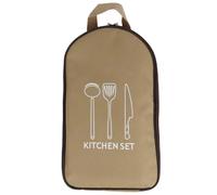 Bebykilemi Borsa per utensili da cucina per attività all'aperto come campeggio ed escursionismo, Beige