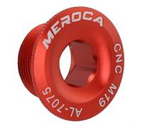 Bebykilemi Bullone di fissaggio per pedivella per bici da strada, in lega di alluminio, viti M19/M20, per mountain bike, compatibile con Prowheel FSA IXF LEBYCLE Hollow (rosso)