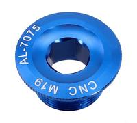 Bebykilemi Bullone di fissaggio per pedivella per bici da strada, in lega di alluminio, viti M19/M20, per mountain bike, compatibile con PROWHEEL FSA IXF LEBYCLE Hollow (blu)