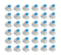 Bebykilemi Confezione da 36 interruttori tattili per tastiera meccanica, interruttori a scatto MX-Style a 3 pin per tastiere Outemu RGB, compatibili con Redragon & E-Yooso Mechanical(blu)