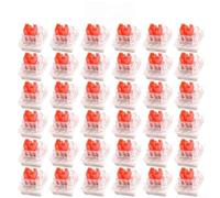 Bebykilemi Confezione da 36 interruttori tattili per tastiera meccanica, interruttori a scatto MX-Style a 3 pin per tastiere Outemu RGB, compatibili con Redragon & E-Yooso Mechanical (rosso)
