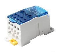Bebykilemi Connettore per scatola di giunzione per morsettiera su guida DIN, splitter di alimentazione unipolare, per cablaggio elettrico (400A)