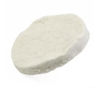 Bebykilemi Coperta di sicurezza in fibra di ceramica per caminetto a bioetanolo, rotonda, D = 8,6 x 1,2 cm, colore bianco, resistente al calore 1206 °C, previene le vampate di fiamma (1 pezzo)