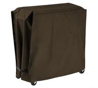 Bebykilemi Copertura impermeabile per carrello frigo da esterni, con borsa portaoggetti e cinghie, per la maggior parte dei carrelli refrigeranti, nero, beige o caffè (caffè)