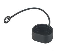 Bebykilemi Copertura per porta caricabatterie EV per stazioni di ricarica di tipo 2, tappo antipolvere compatibile con connettore EVSE 63 mm x 56 mm, copertura impermeabile e antipolvere in PVC nero