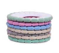 Bebykilemi Copriwater da bagno, morbido, lavabile, adatto per coperchi ovali e rotondi, ti mantiene comodo tutto l'anno (bianco e grigio)